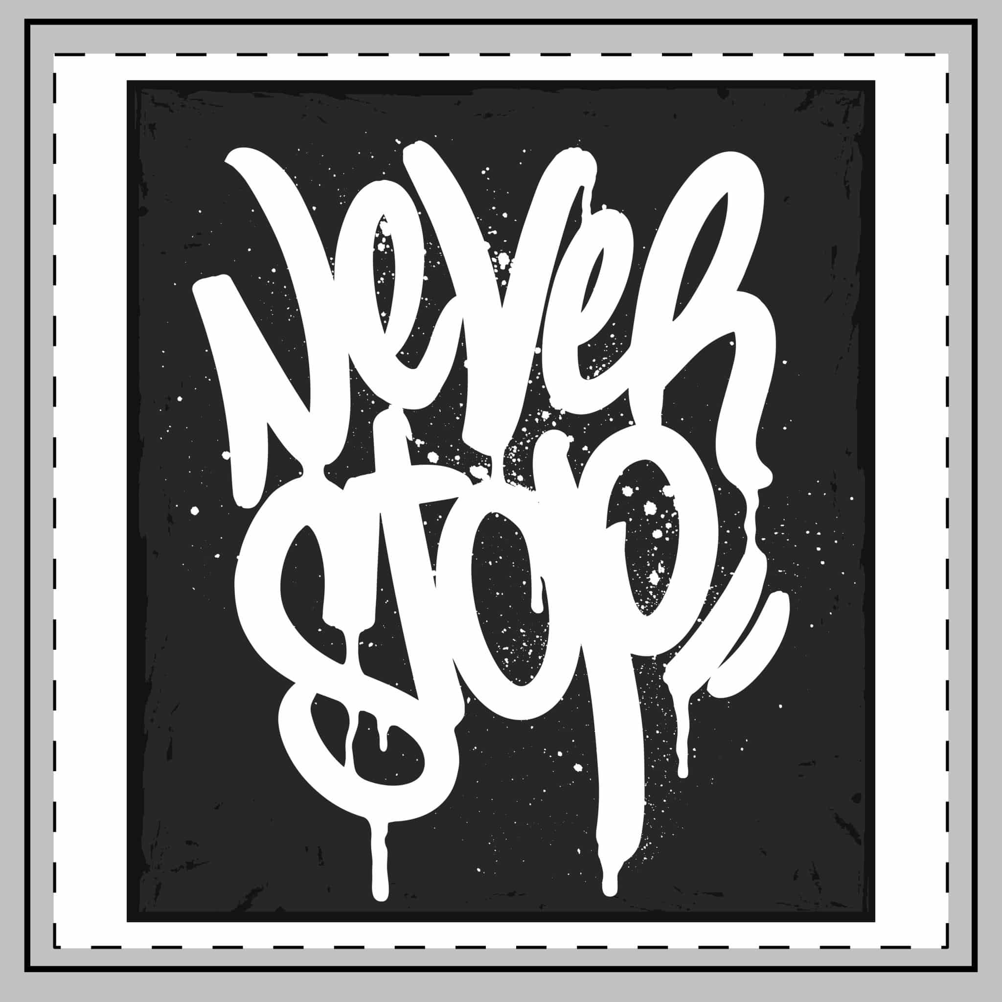 Never Stop Copia Throw Pillow - Image 2