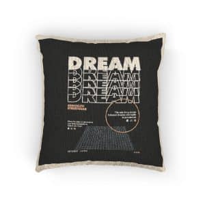 Dream Brooklyn Streetwear Sinple Vintage Woven Pillow