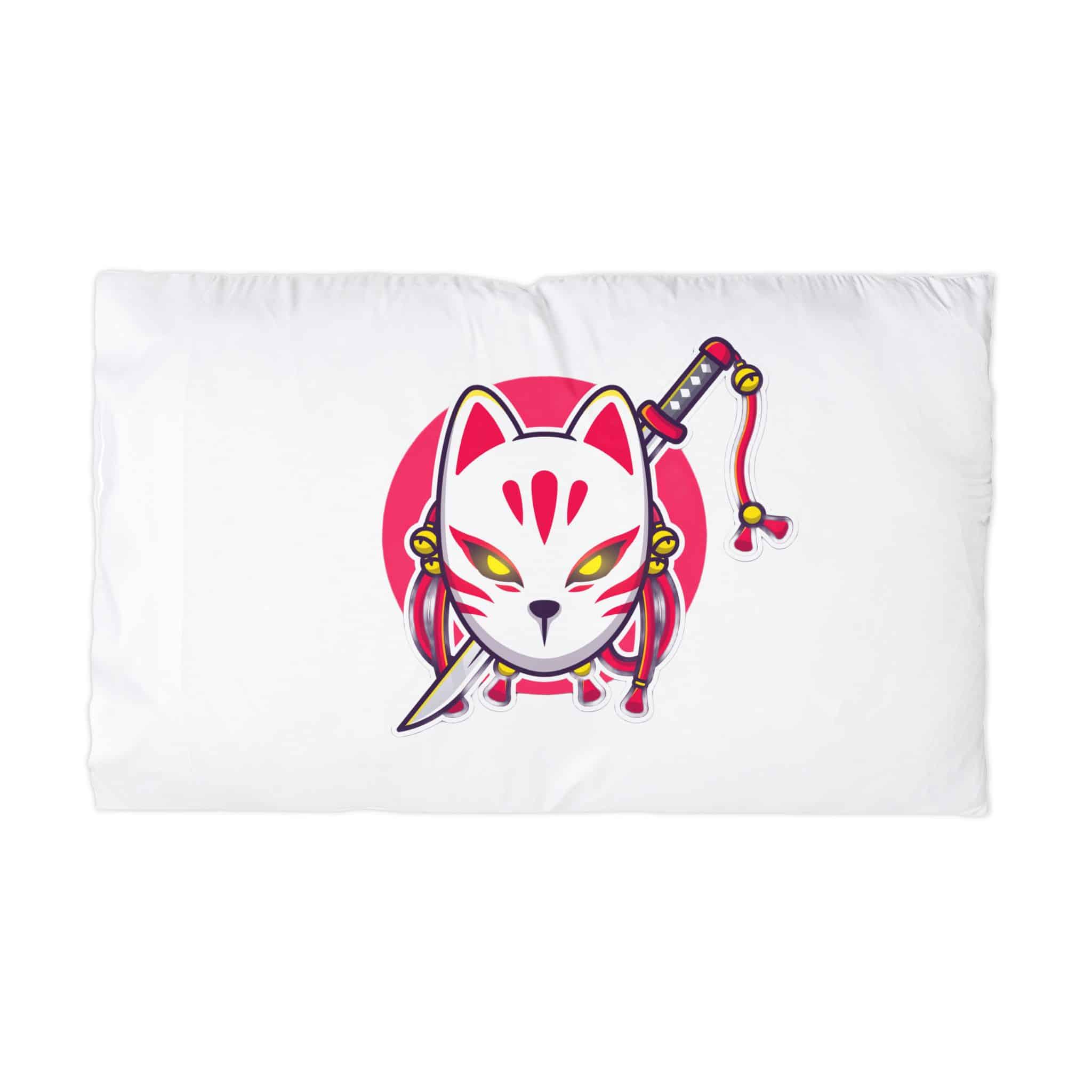 Kitsune Mask Copia 2 Microfiber Pillowcase
