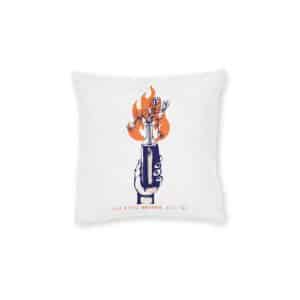You Can T Silence Justice Square Pillow Pink Back