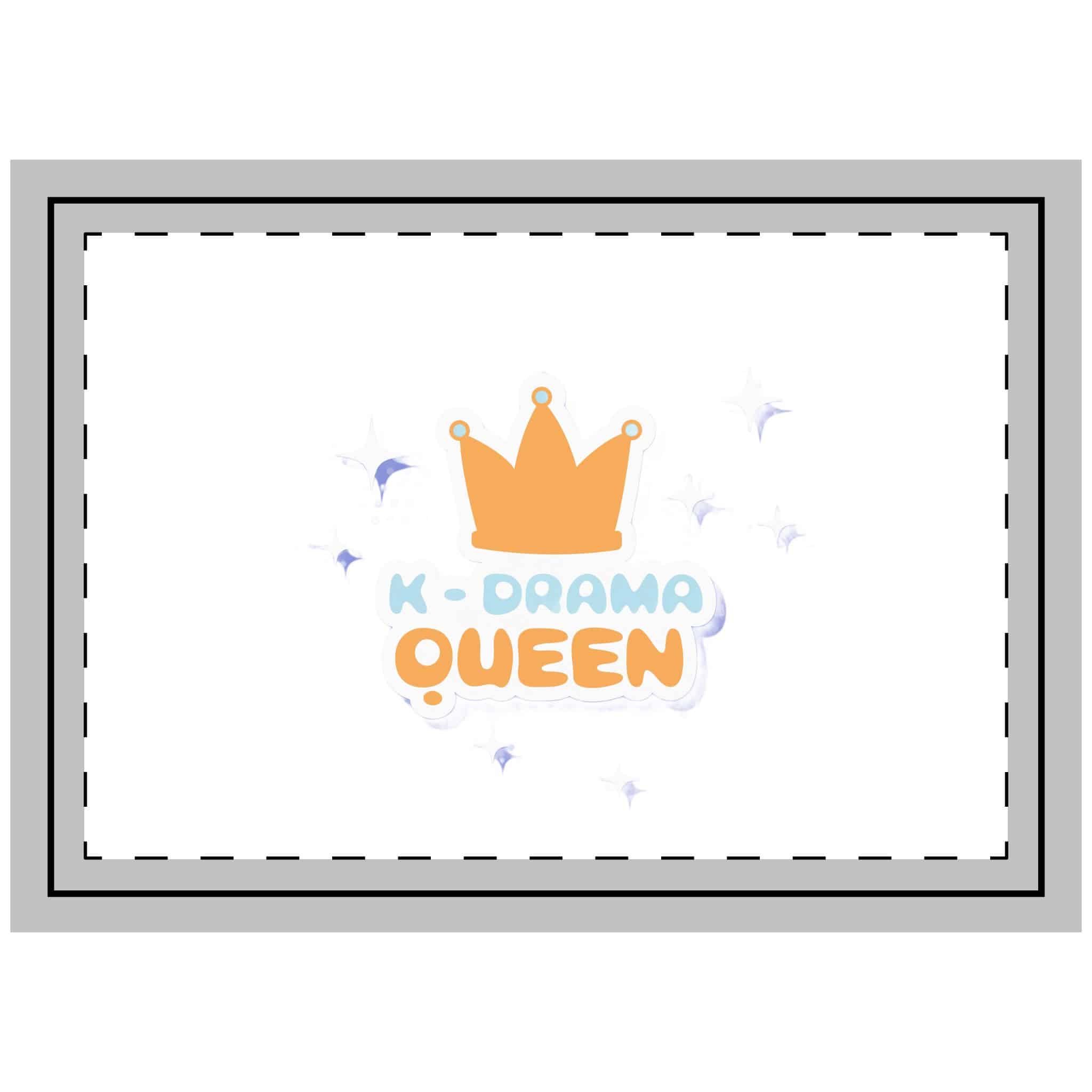 K Rama Queen Throw Pillow