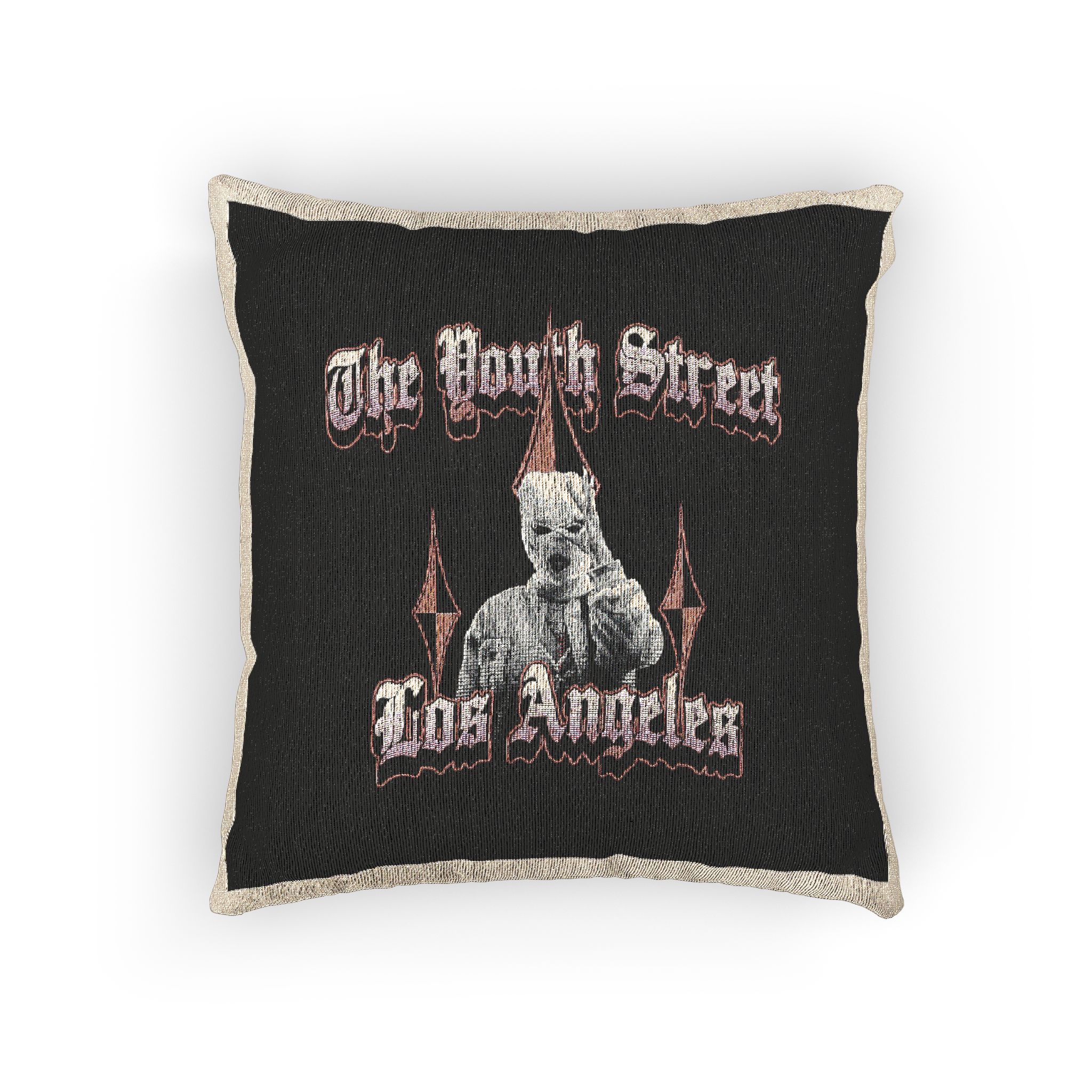 The Youth Street Vintage Fashion Woven Pillow - Image 3
