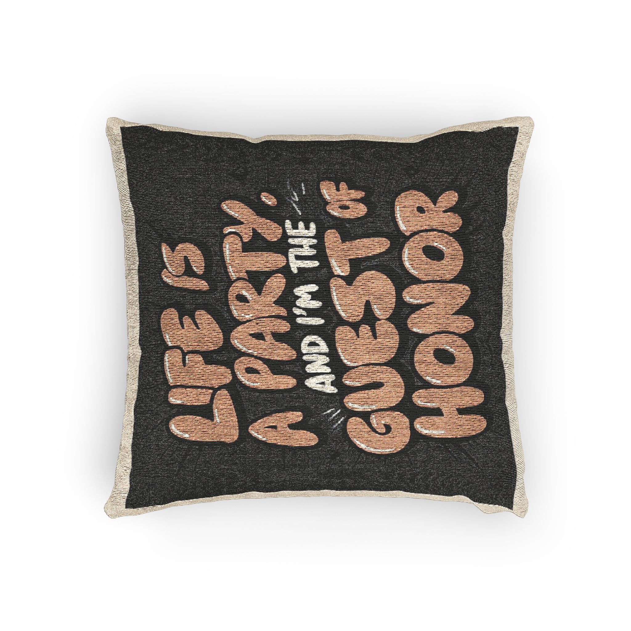 Life Is A Party and I Am the Guest of Honor Woven Pillow - Image 4