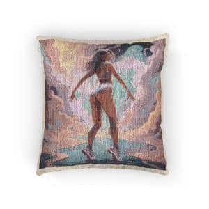 Twerking V12 Woven Pillow