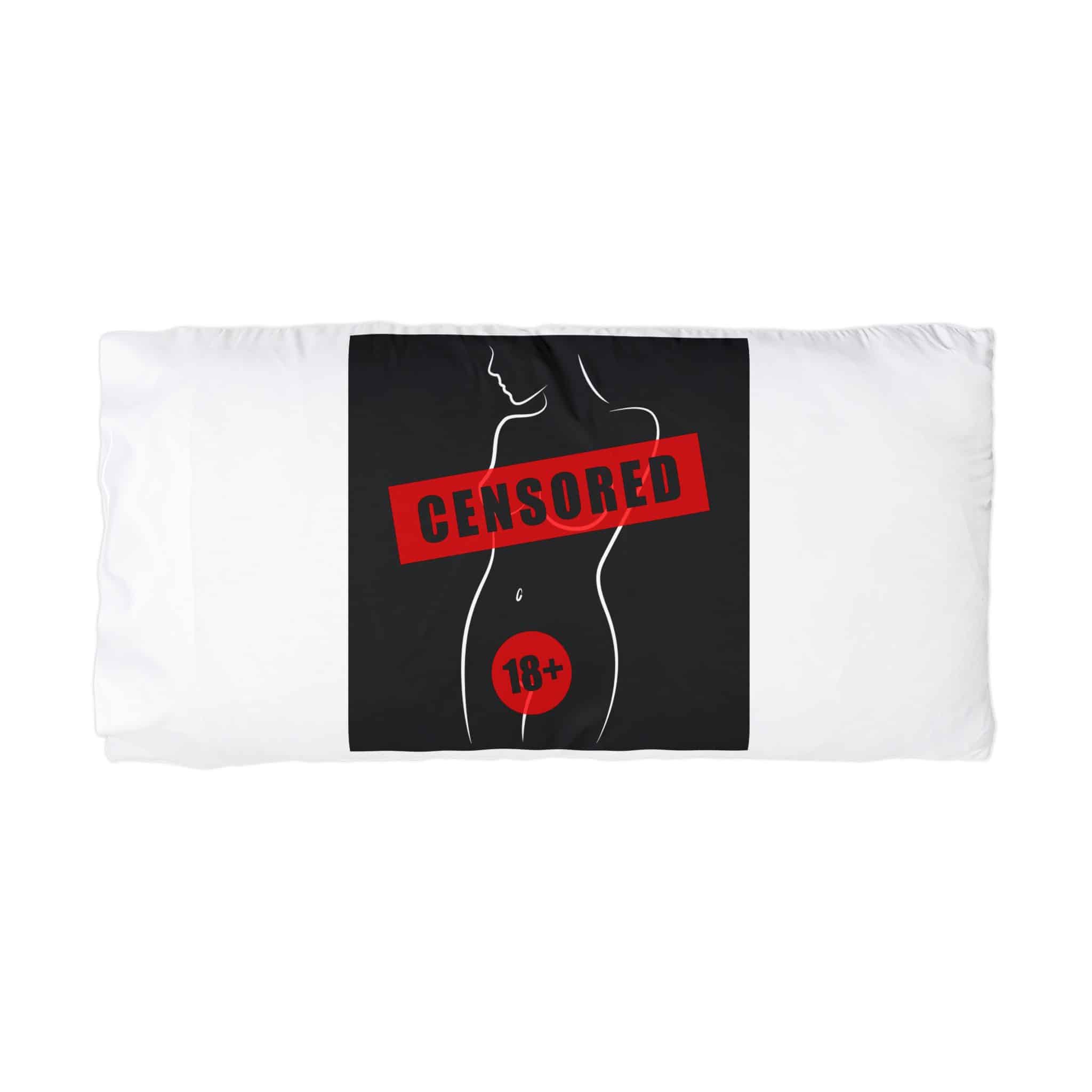Alines Black Censor Microfiber Pillowcase - Image 3
