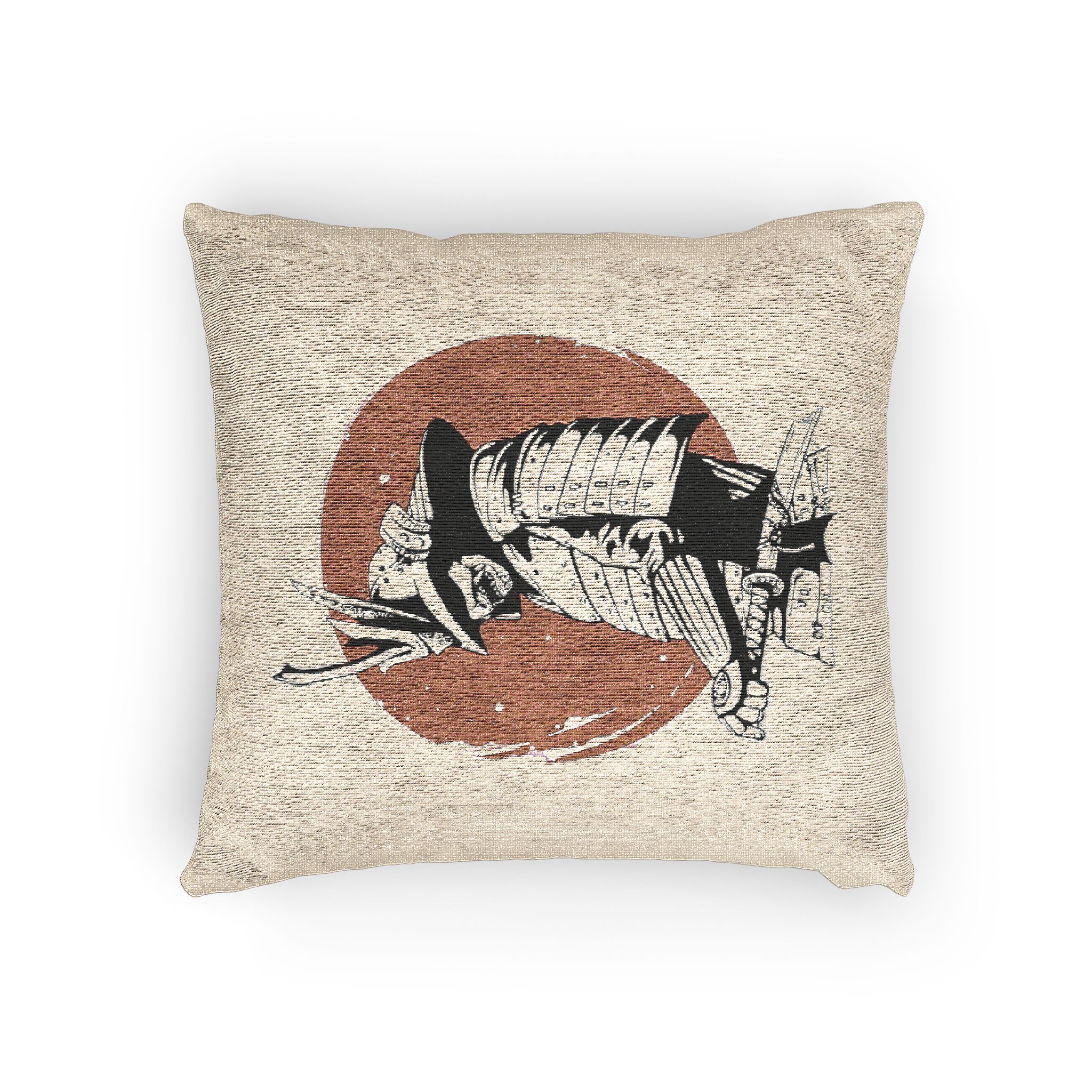 Samurai V1 Woven Pillow - Image 4