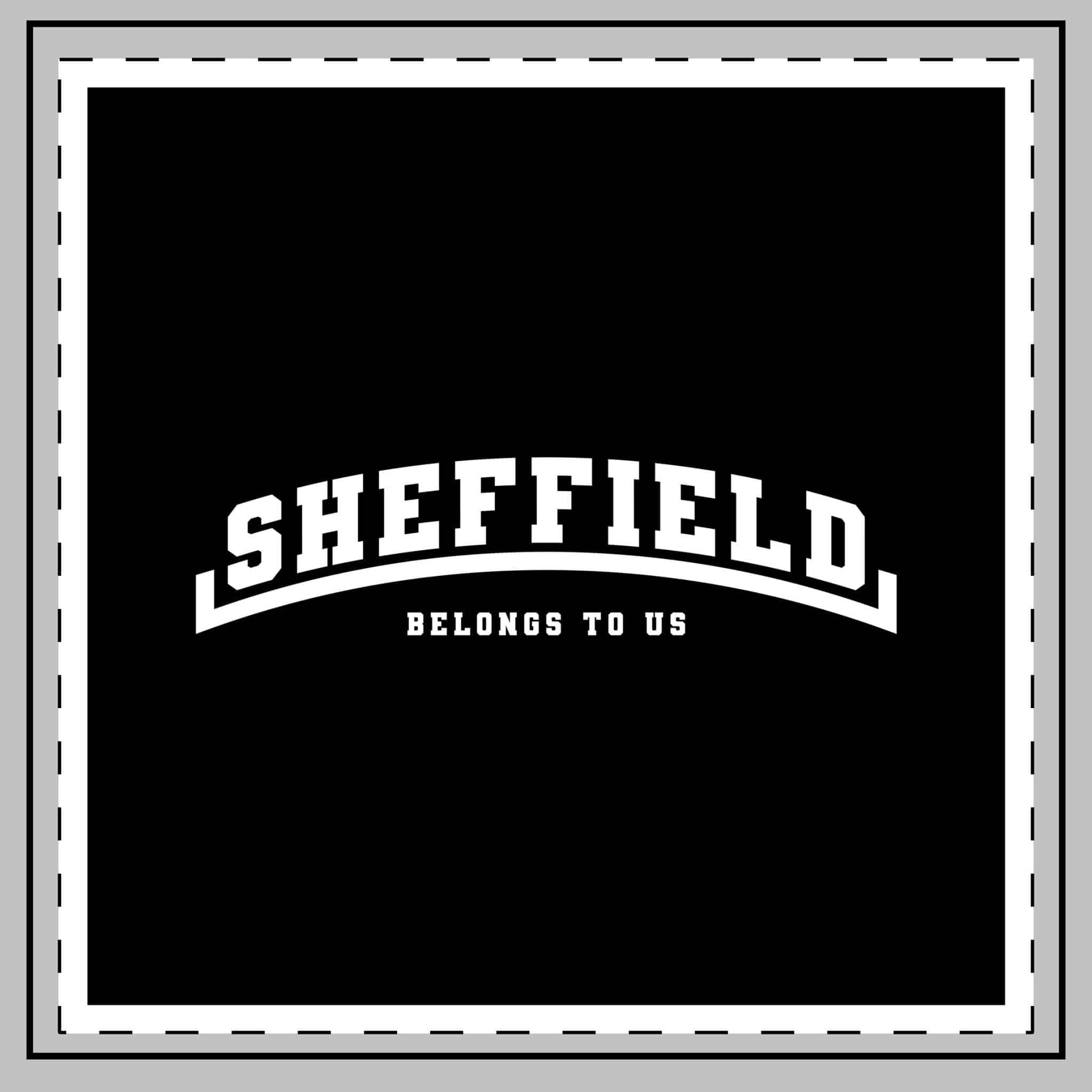 Sheffield Belongs Us Vector Throw Pillow - Image 2