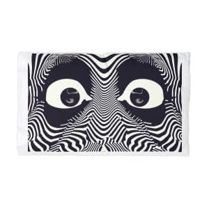 Ghost Art Abstract Pattern Microfiber Pillowcase