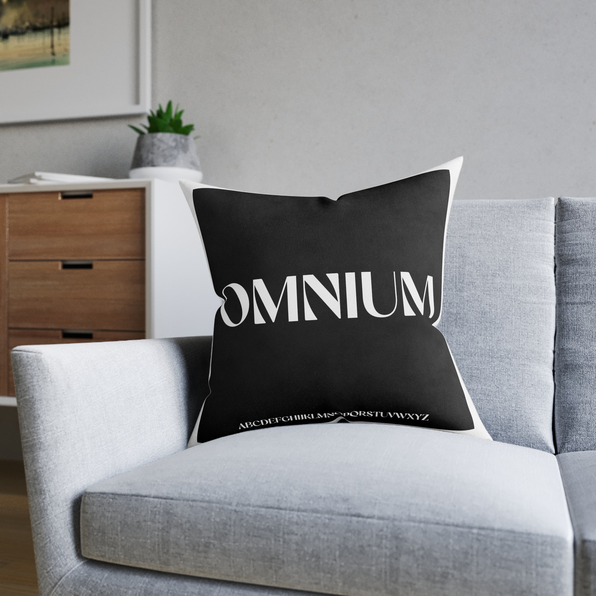 Omnium Square Pillow Pink Back - Image 12