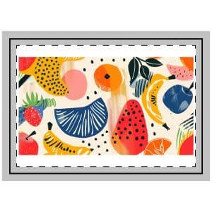 Abstract Pattern Inspired By Bowl Fruit Wallpaper Ar 169 Job Id 36539a9249a74486ae7436b423fff0b3 Throw Pillow
