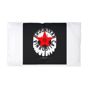 Brooklyn California Star Graphic Microfiber Pillowcase
