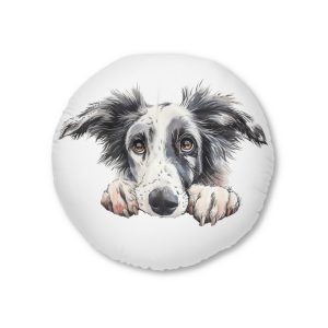 Dogs 26 Tufted Floor Pillow Round