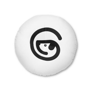 Dog Tufted Floor Pillow Round