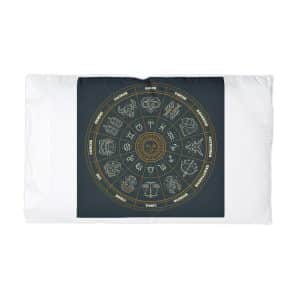 Zodiac Signs Microfiber Pillowcase