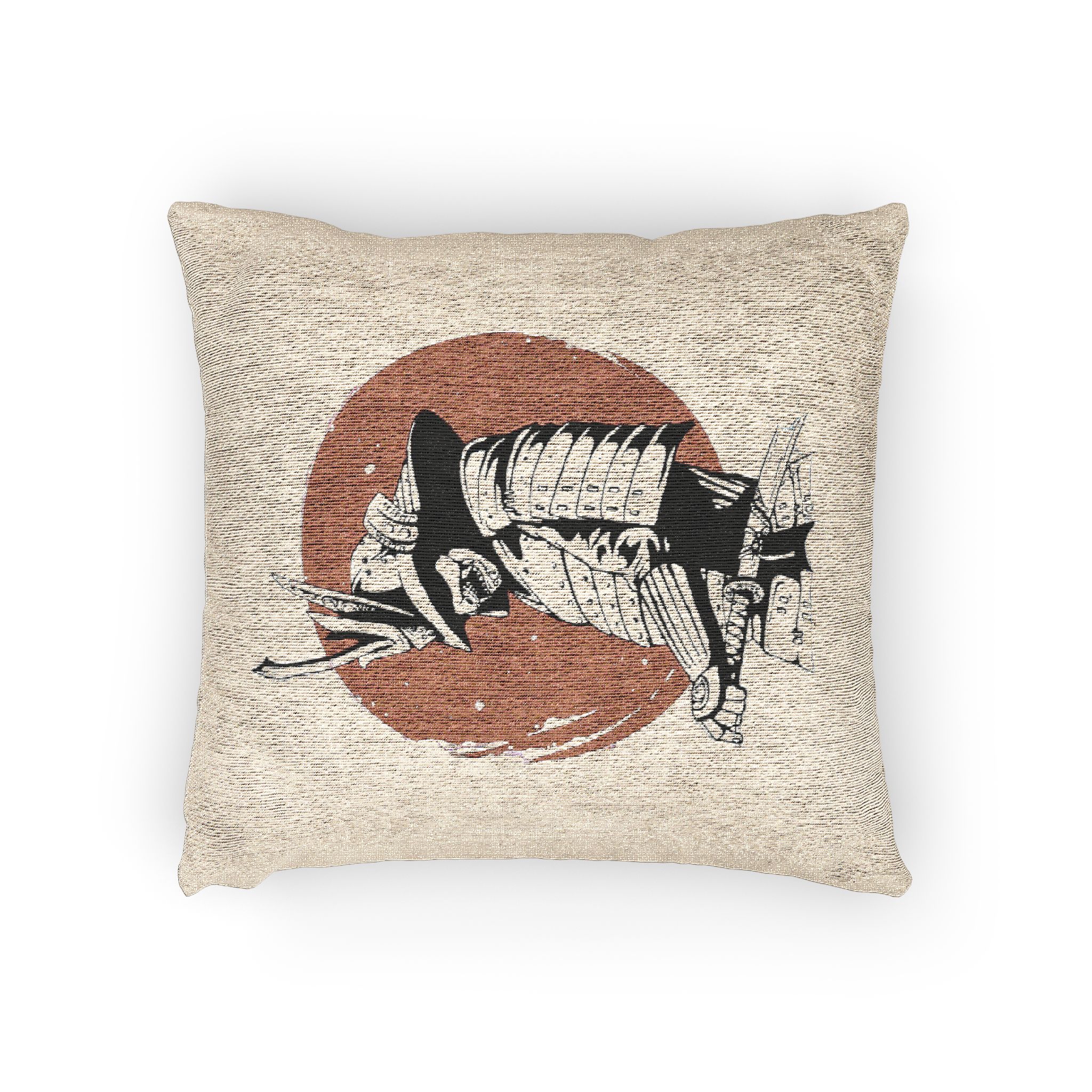Samurai V1 Woven Pillow - Image 2