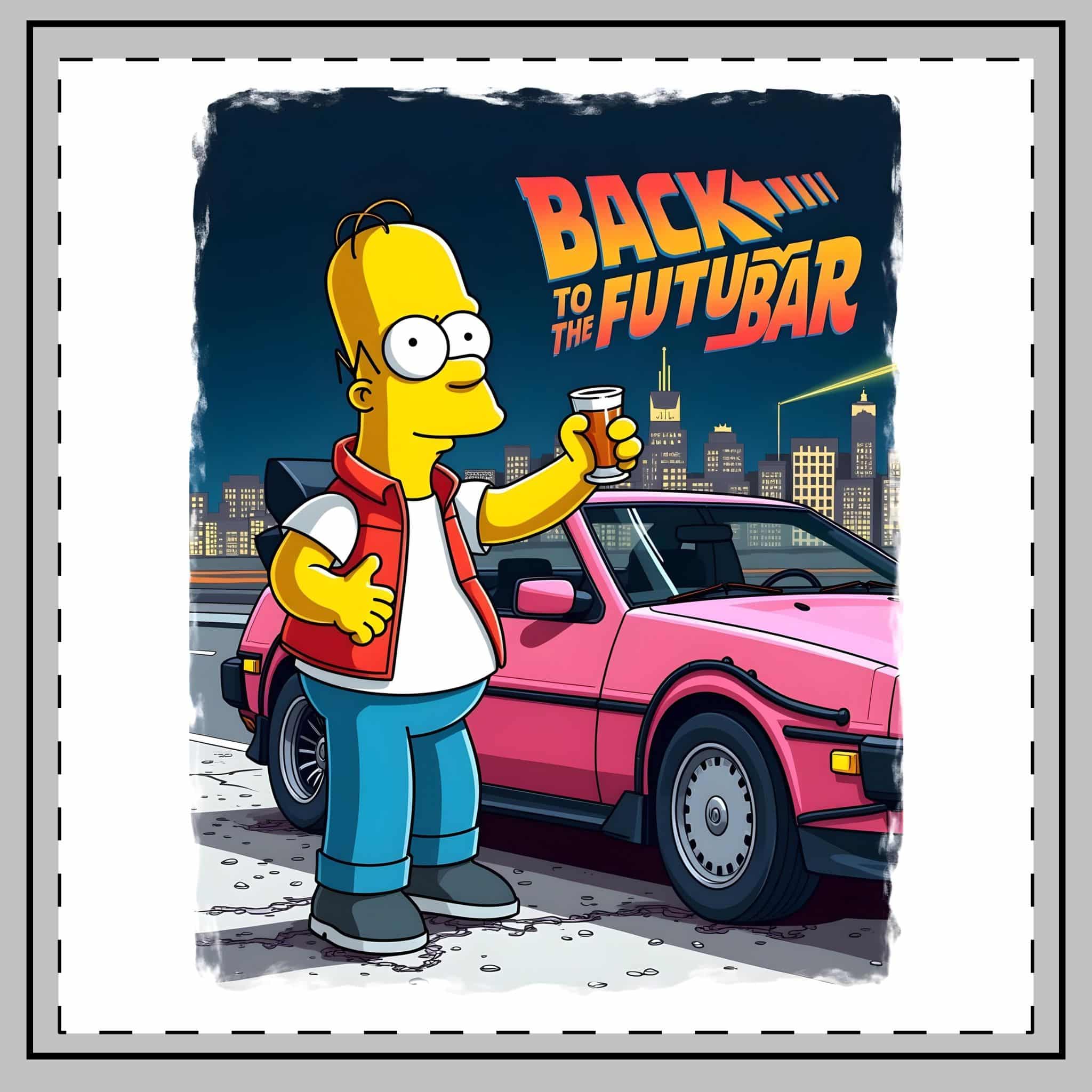 Back To the Future 2 Throw Pillow - Image 2