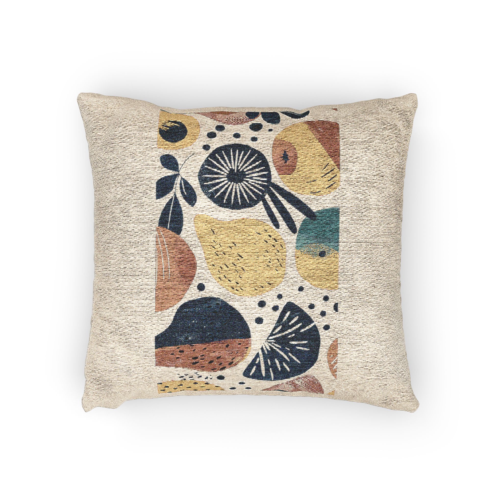 Abstract Pattern Inspired By Bowl Fruit Wallpaper Ar 169 Job Id 96971c3193ef4dfe90fb14780a34e643 Woven Pillow - Image 2