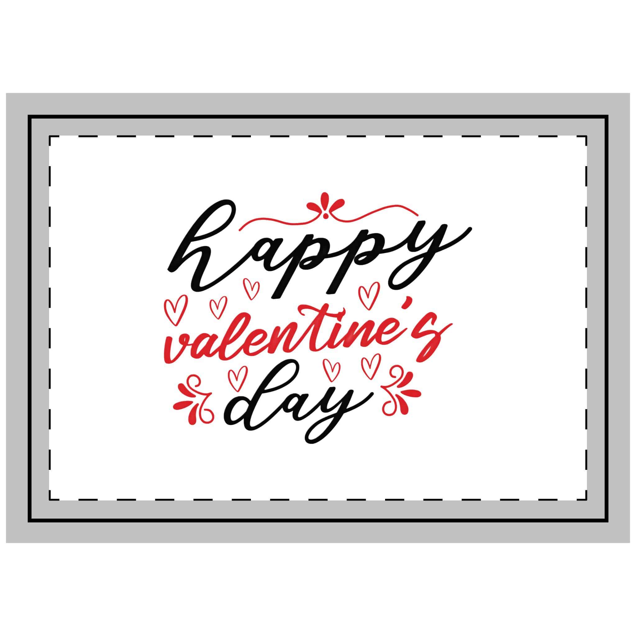 Happy Valentine's Day Throw Pillow