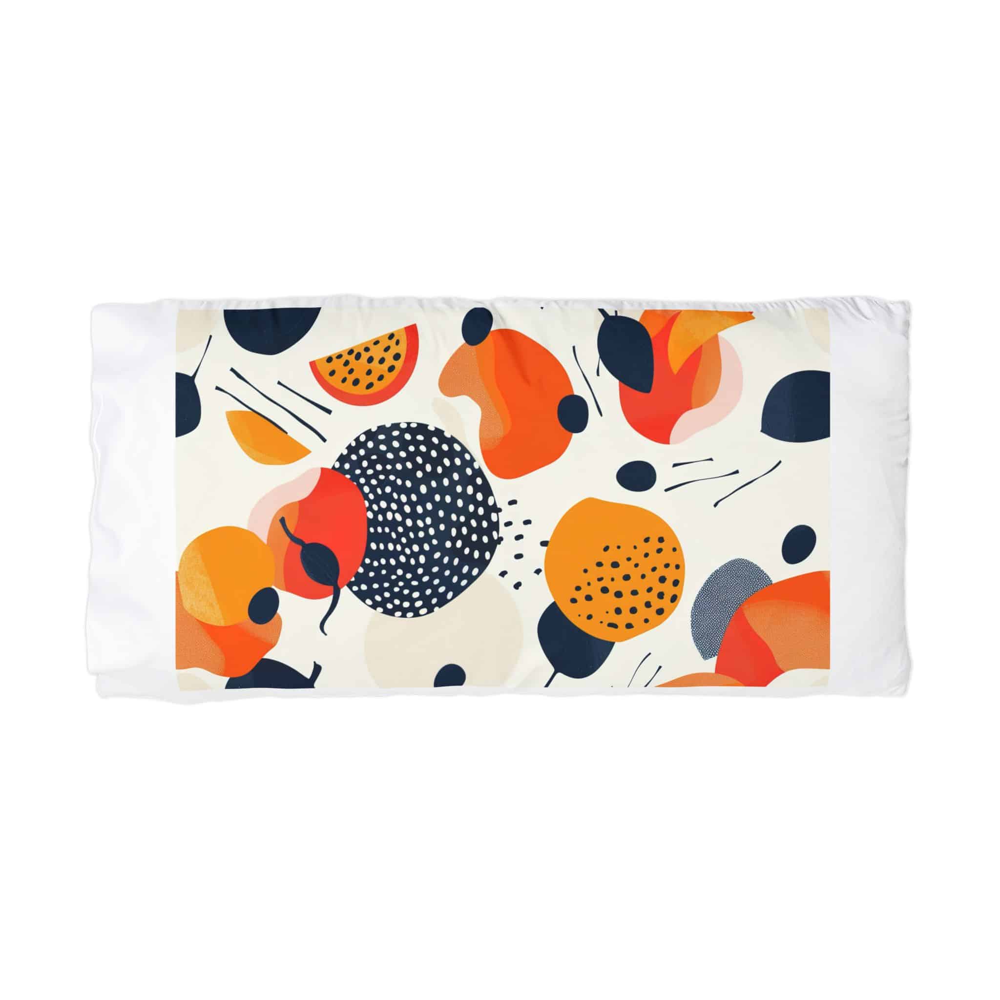Abstract Pattern Inspired By Bowl Fruit Wallpaper Ar 169 Job Id F184df33adf744f68745a061fdc8d030 Microfiber Pillowcase - Image 3