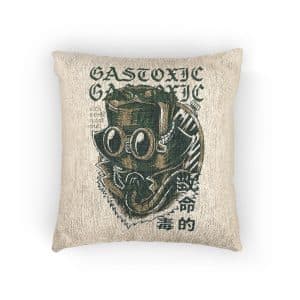 Gas Toxic 1 Woven Pillow