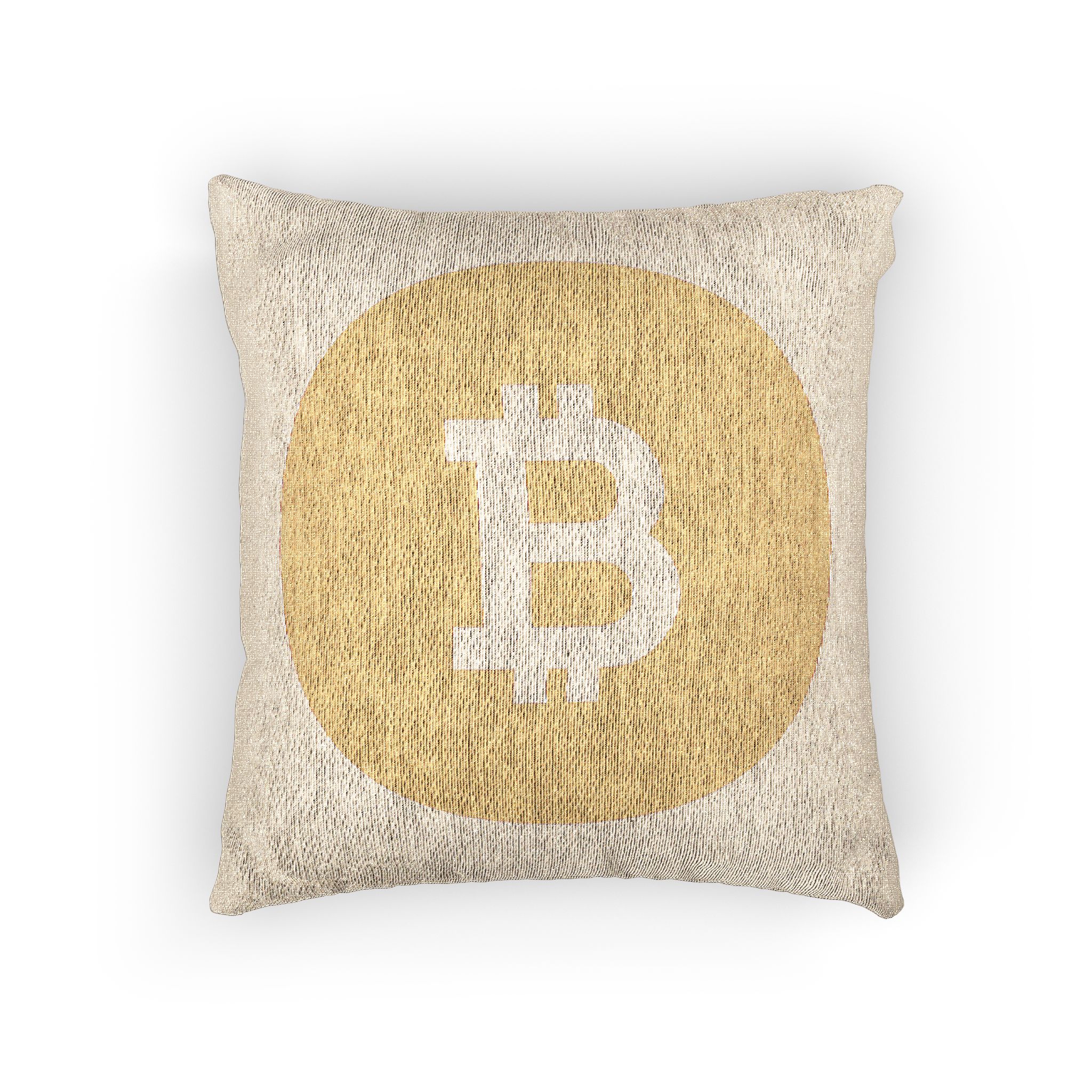 Bitcoin Copia Woven Pillow - Image 3