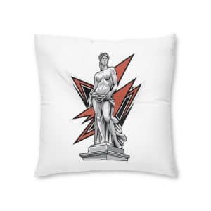 Greek Statue T Shirt Tufted Floor Pillow Square