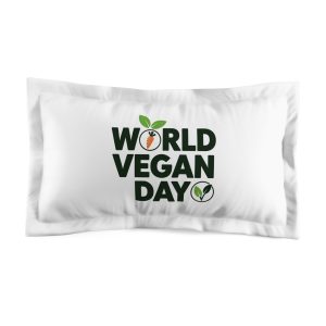 World Vegan Day Microfiber Pillow Sham
