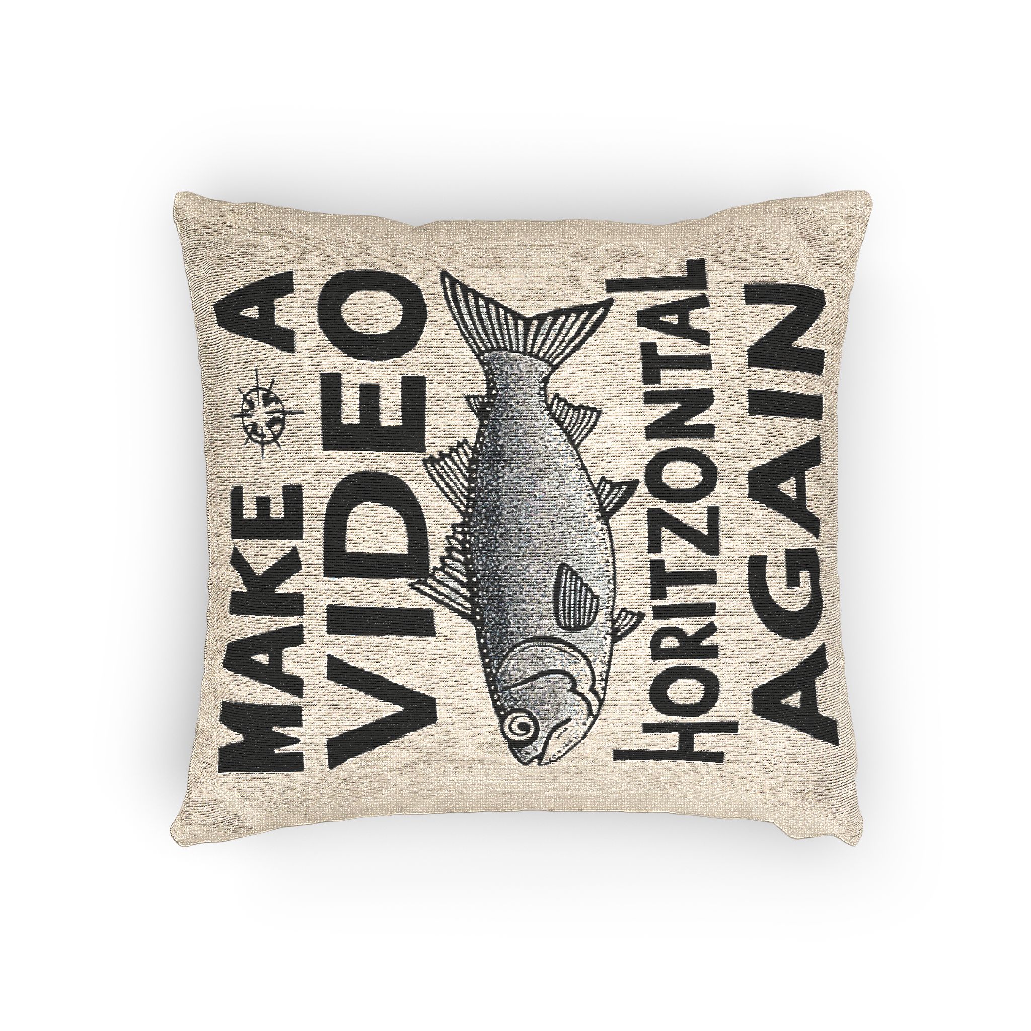 Make A Video Horizontal Again Woven Pillow - Image 4