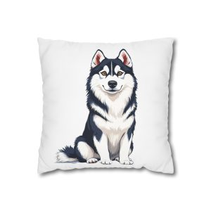 Dogs Collection 19 Square Poly Canvas Pillowcase
