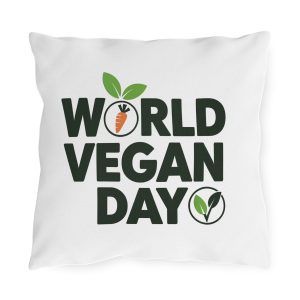 World Vegan Day Outdoor Pillows