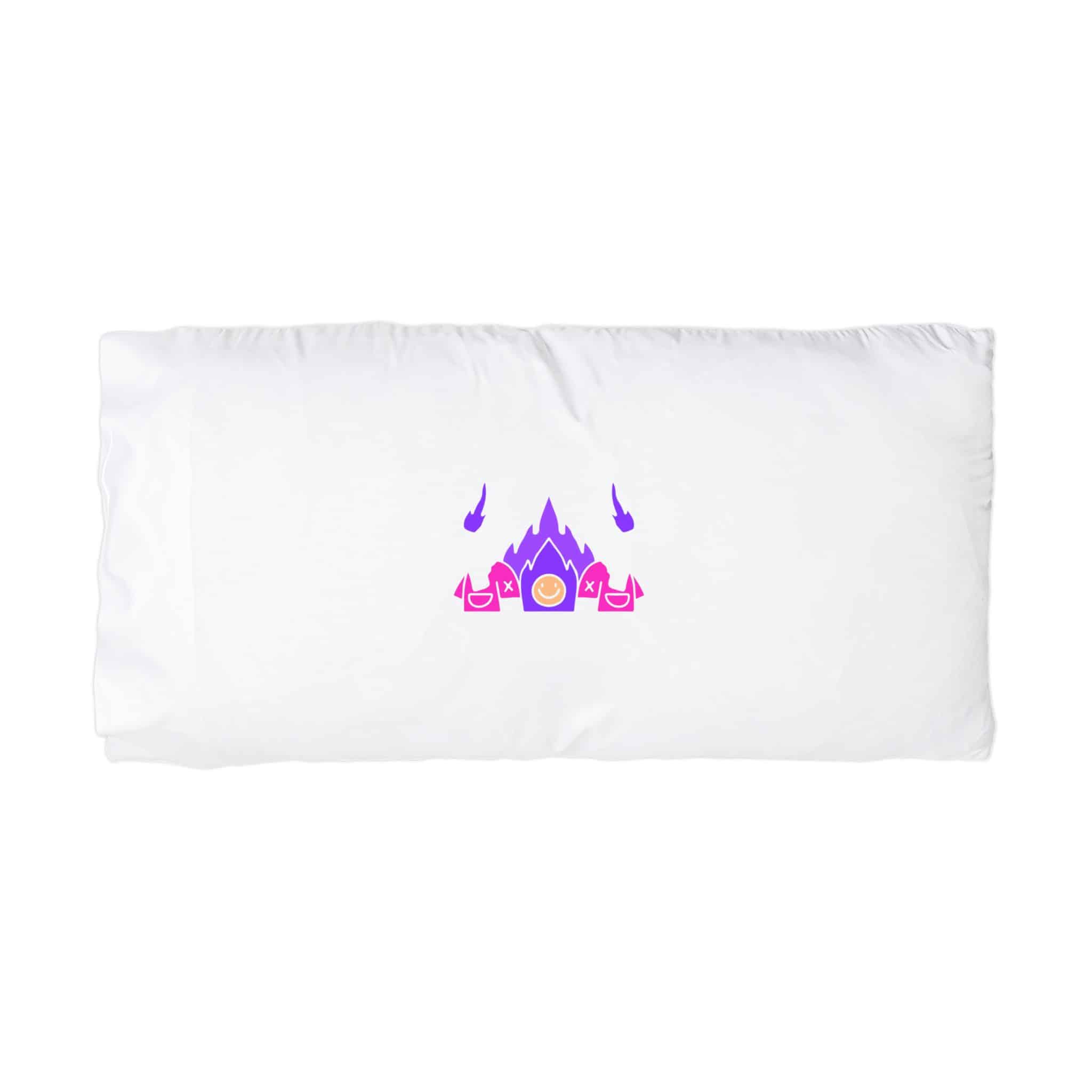 Cool Skulls Holding Wrench With Fire Illustration T Shirt Sticker Apparel Merchandise Microfiber Pillowcase - Image 3