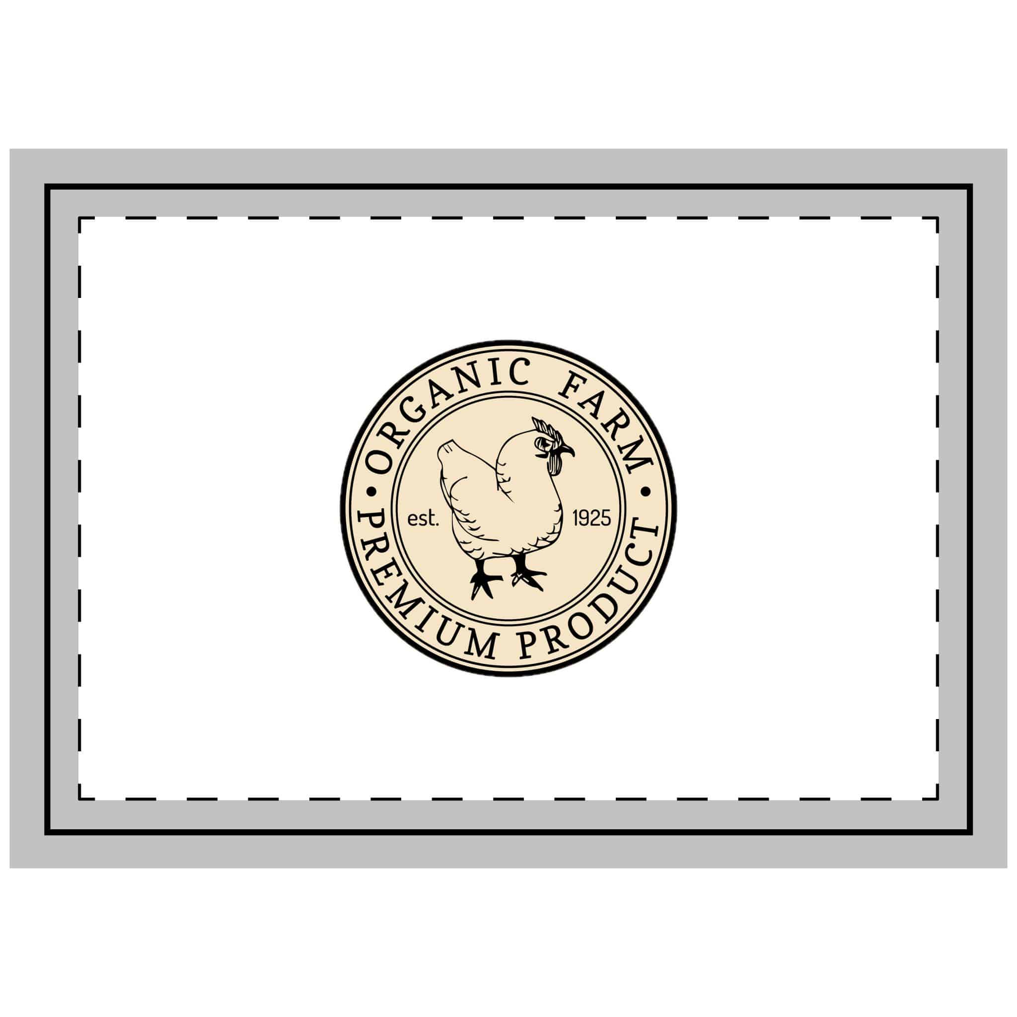 Organic Farm 1 Throw Pillow