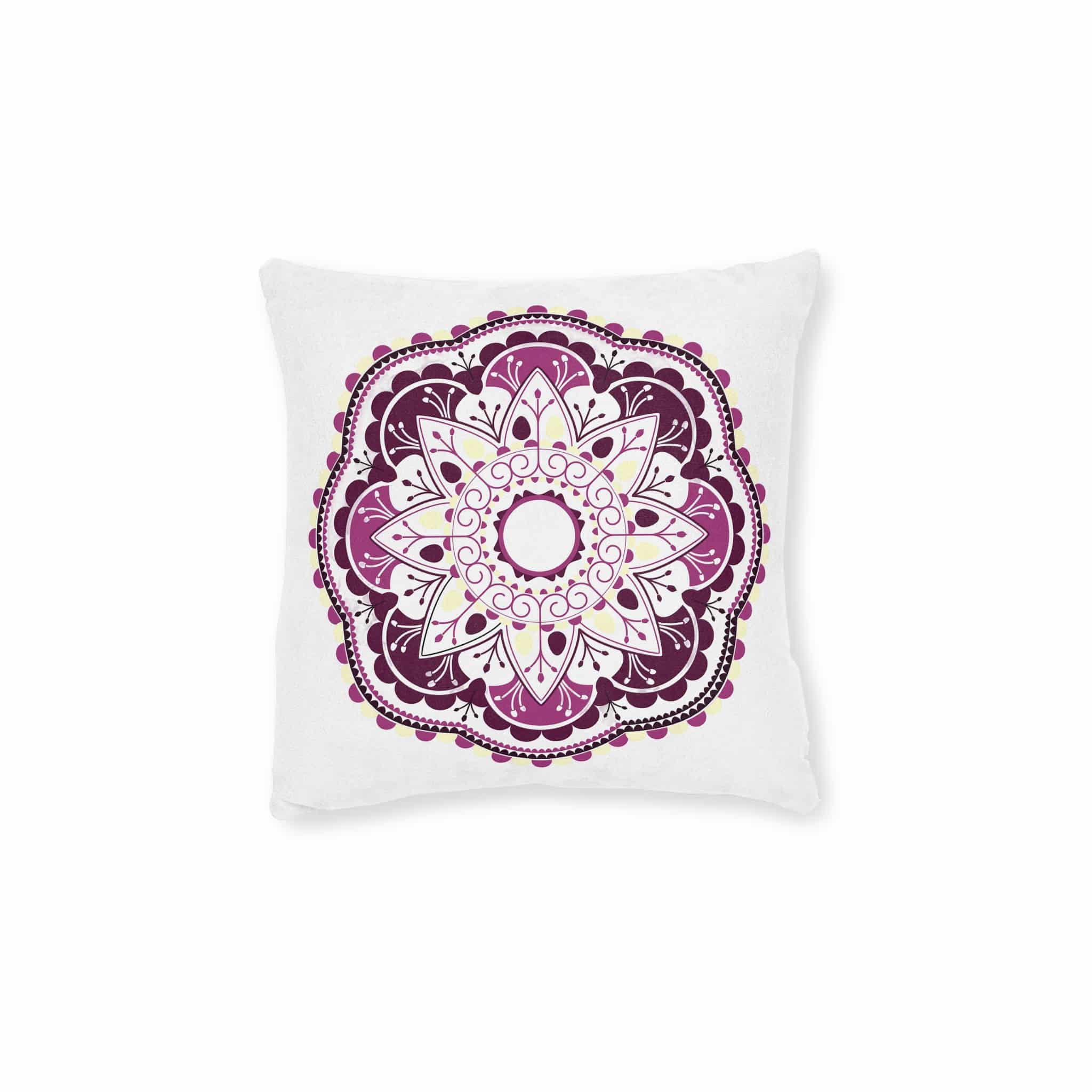 Original Design 78B49C Square Pillow Pink Back
