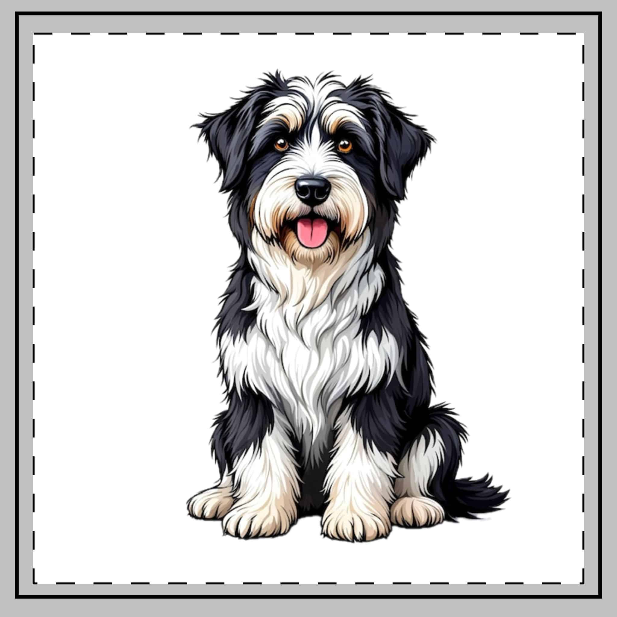 Dogs Collection 10 Throw Pillow - Image 2