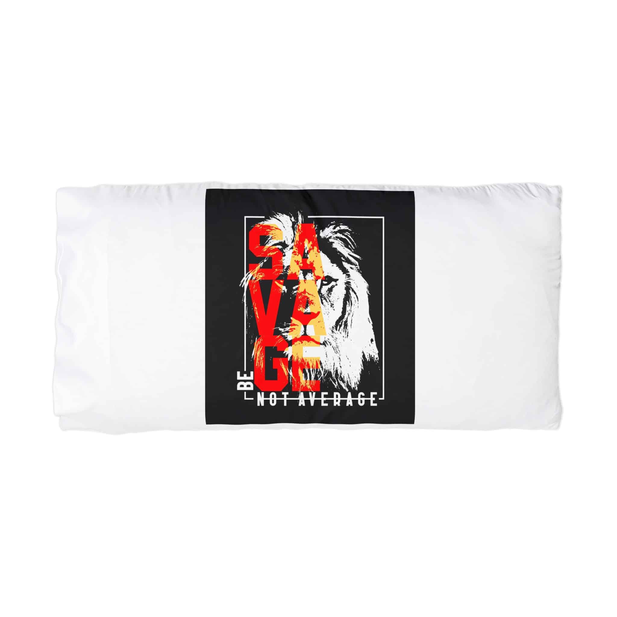 Be Savage Not Average Copia 2 Microfiber Pillowcase - Image 3