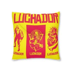 Luchador Tufted Floor Pillow Square
