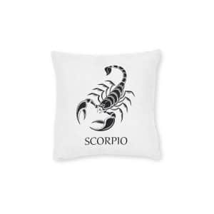 Scorpio Copia 2 Square Pillow Pink Back