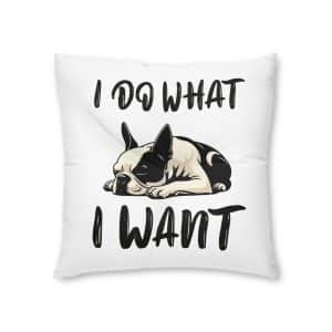 I Do What I Want Copia Tufted Floor Pillow Square