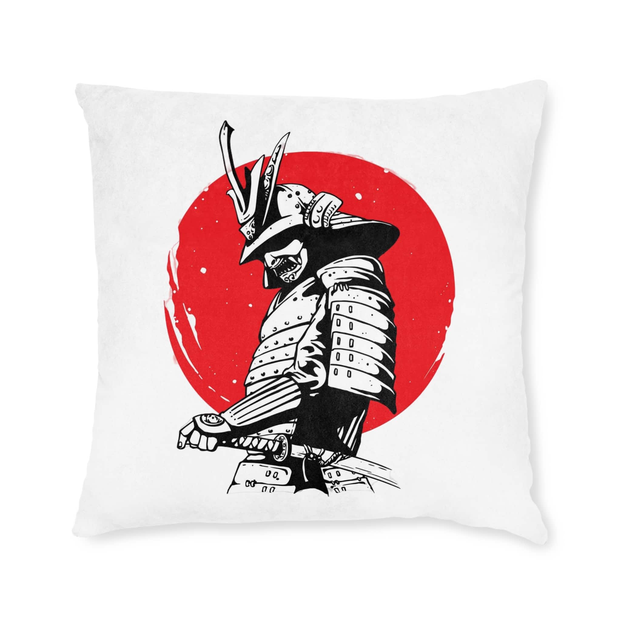 Samurai V1 Square Pillow Pink Back - Image 9