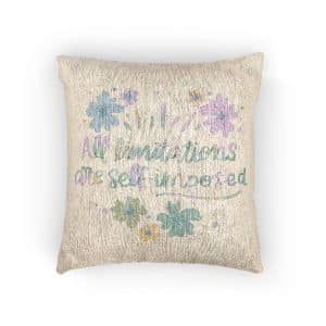 All Limitations Are Self Imposed Woven Pillow