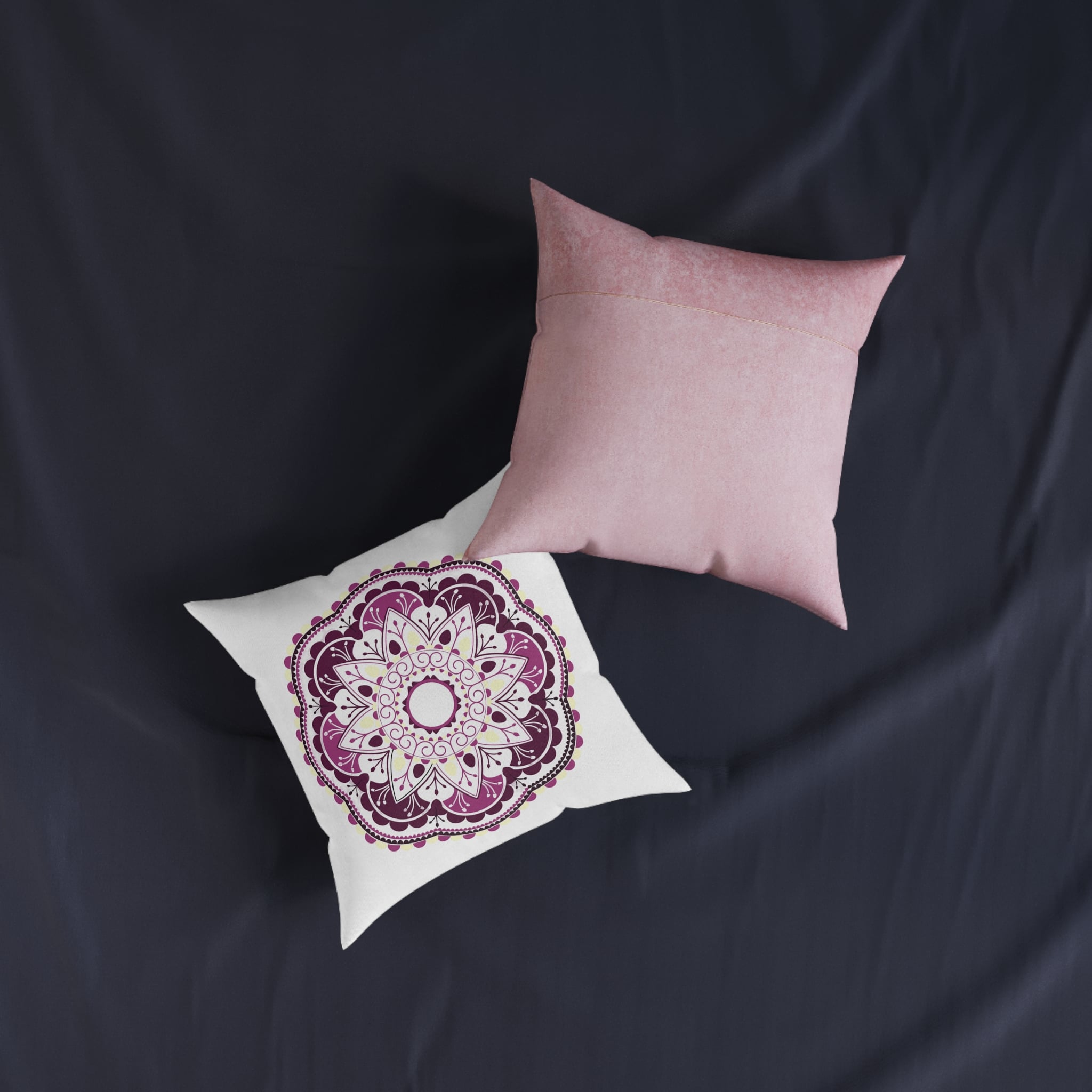 Original Design 78B49C Square Pillow Pink Back - Image 7