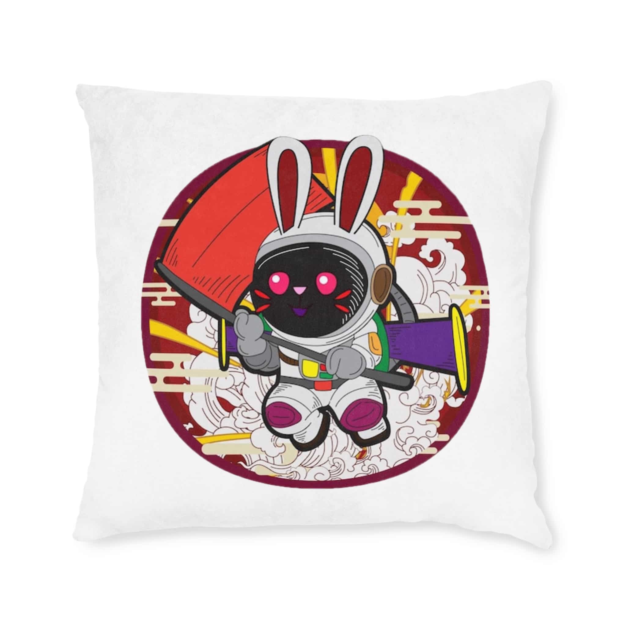 Fantasy V1 Square Pillow Pink Back - Image 9