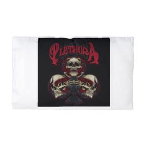 Clover With Text Illustration Microfiber Pillowcase