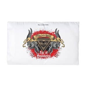 Skull Masonic Sign With Eye Grunge Vintage Design T Shirts (1) Microfiber Pillowcase