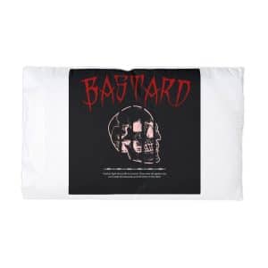 Bastard Skull Streetwear Design Clothing Microfiber Pillowcase