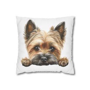 Dogs 38 Square Poly Canvas Pillowcase