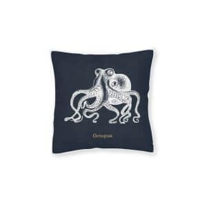 Octopus Copia 2 Square Pillow Pink Back