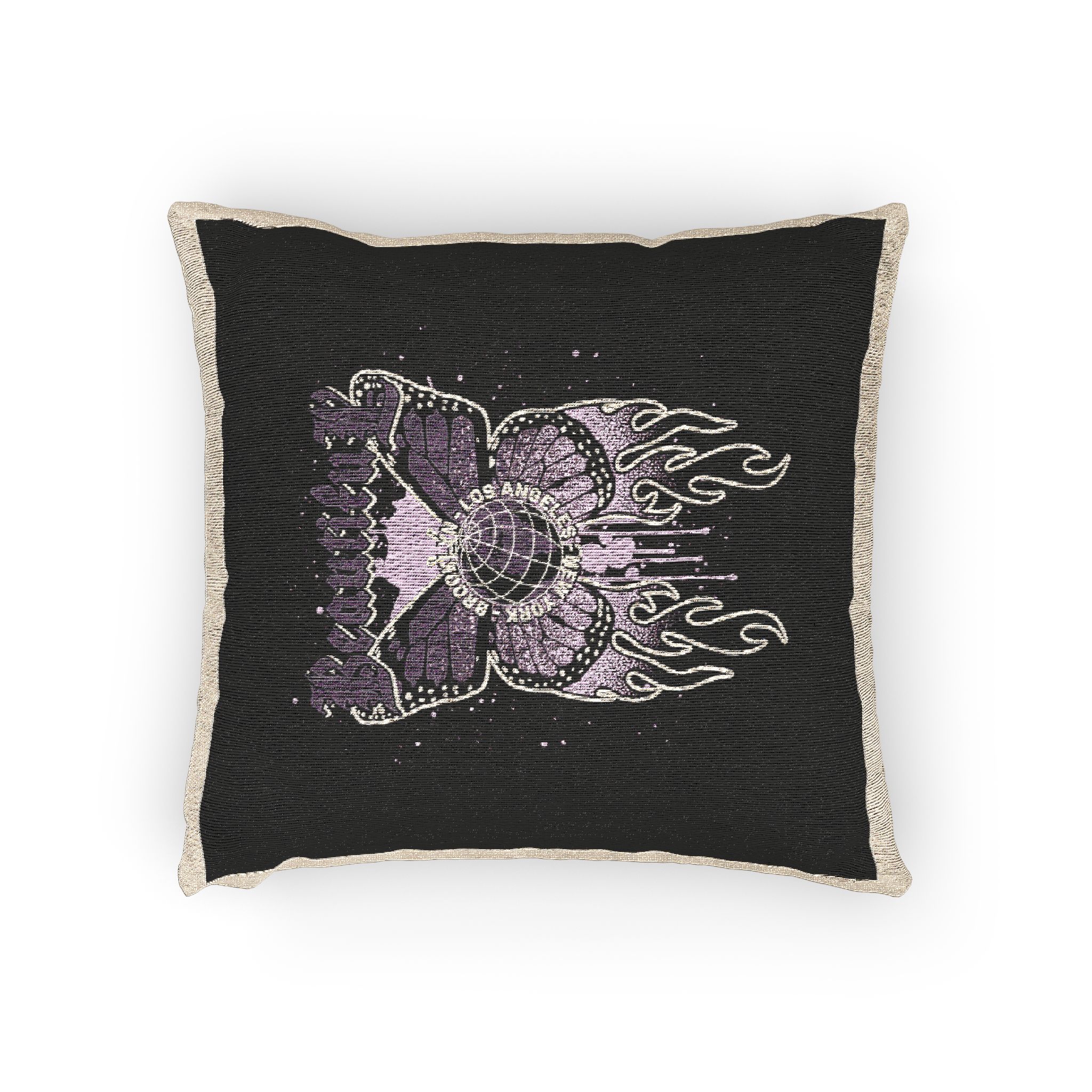 Beautiful Butterfly Street Style Vintage Fashion Woven Pillow - Image 2