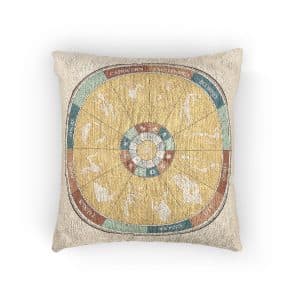 Zodiac Signs Woven Pillow