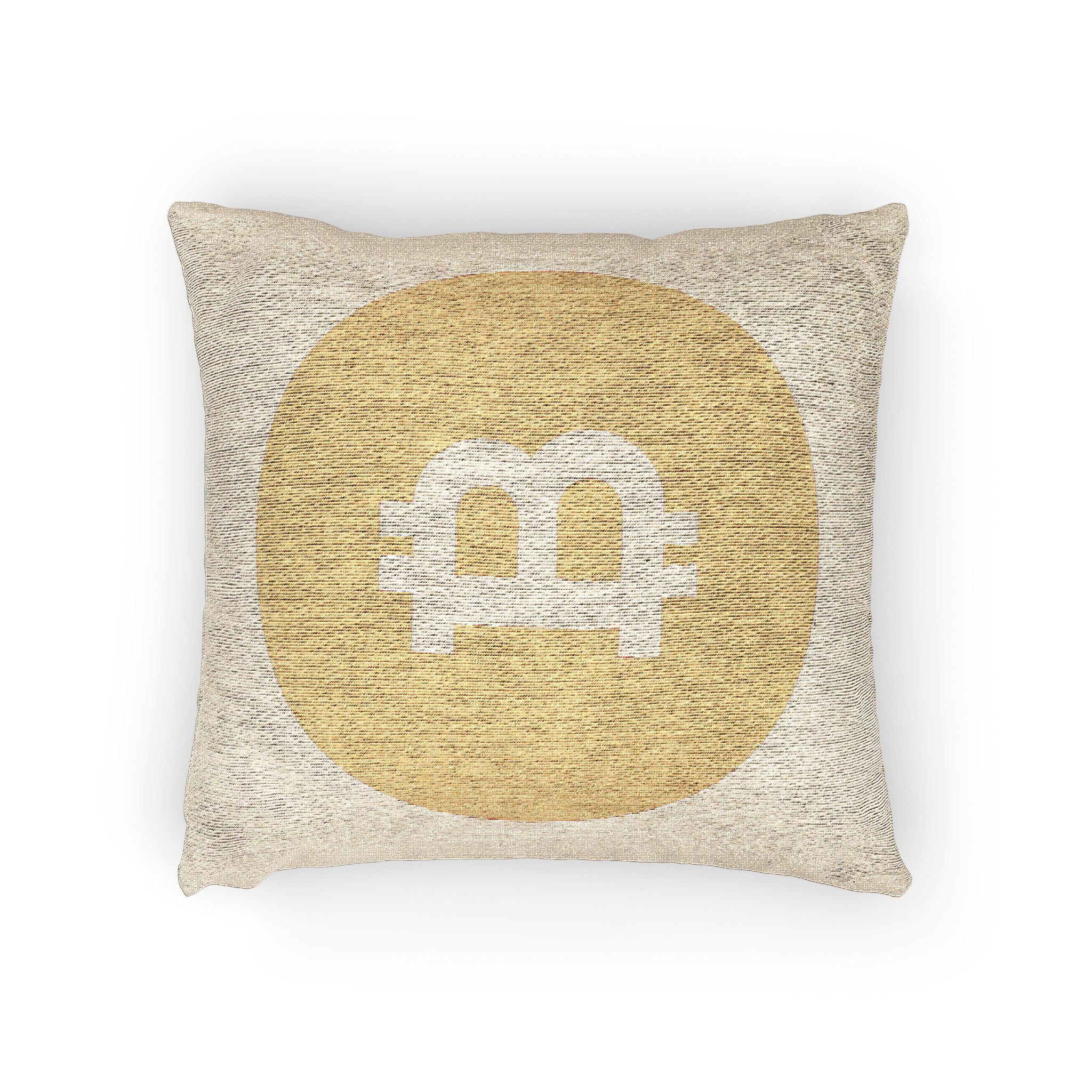 Bitcoin Copia Woven Pillow - Image 2